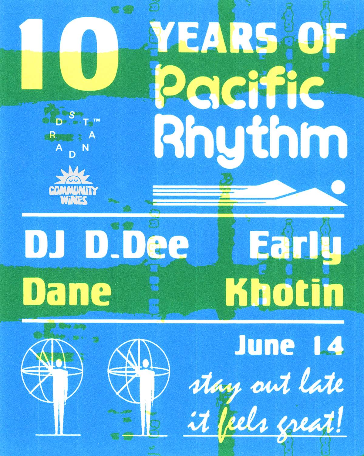 133: ST & Community Wines pres Pacific Rhythm 10 Year feat DJ D.Dee, Early, Dane & Khotin  - Página frontal