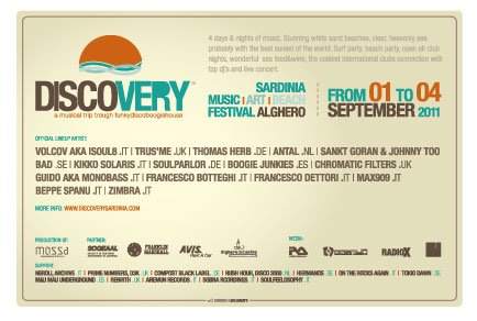 Discovery Sardinia Festival - フライヤー表