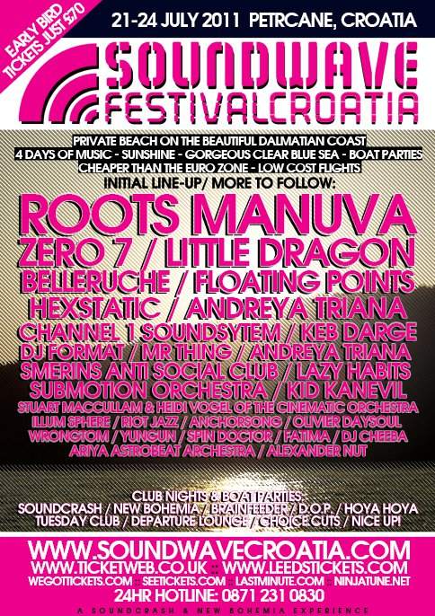 Soundwave Croatia 2011 - Página frontal
