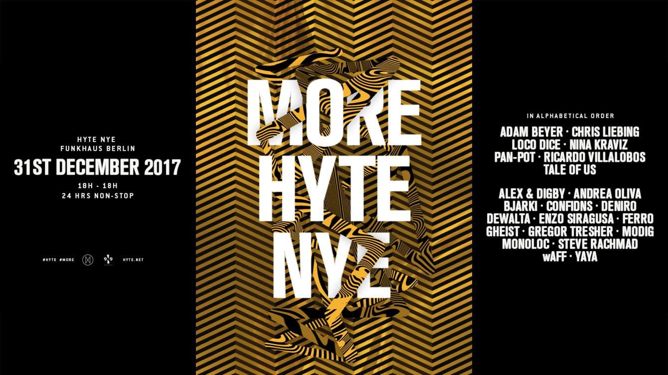 HYTE NYE Berlin 2017 - Página frontal