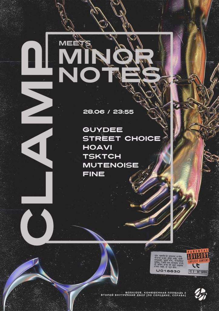 Clamp: Minor Notes Recordings - フライヤー表