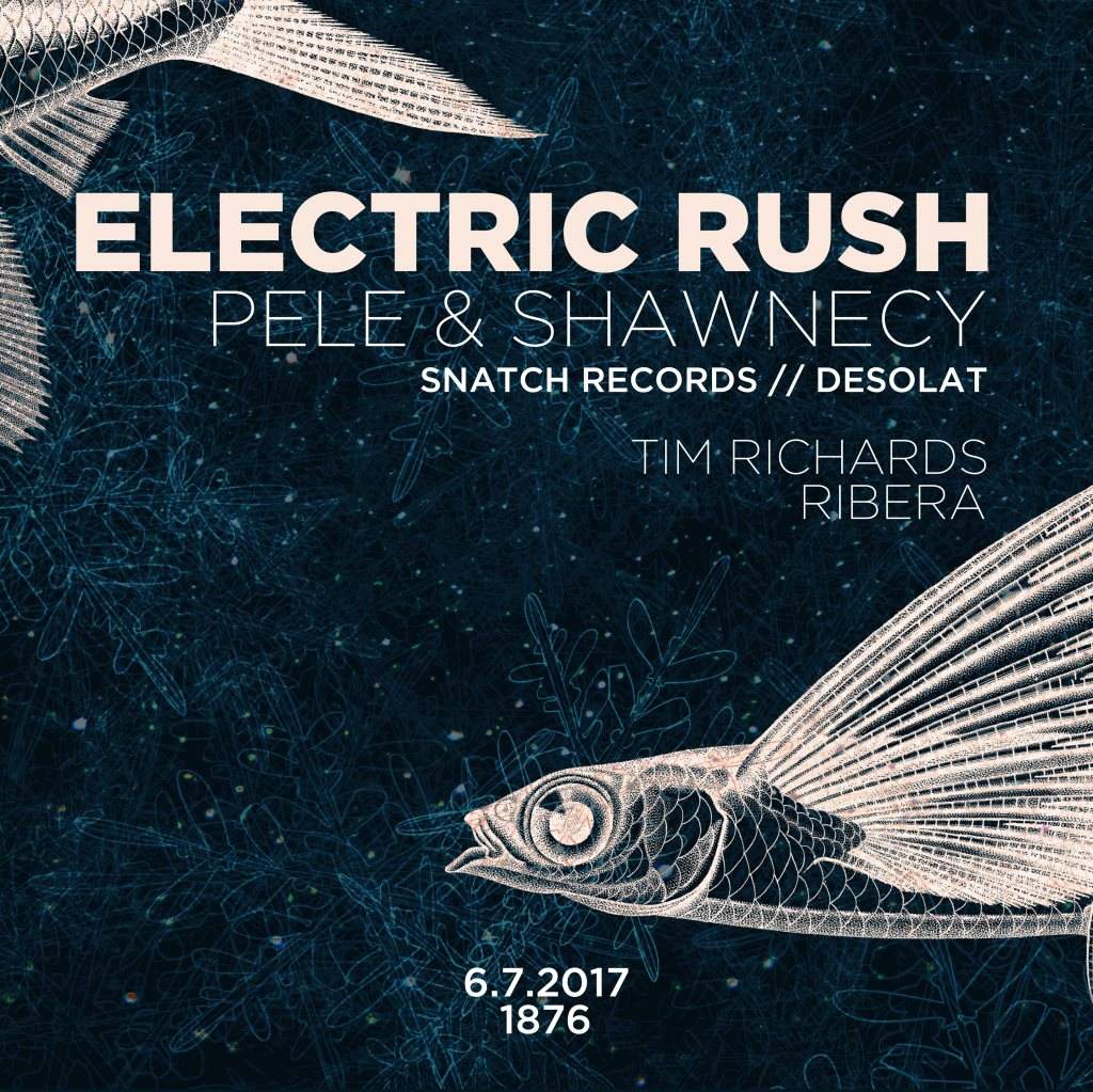 Electric Rush feat. Pele & Shawnecy - フライヤー表