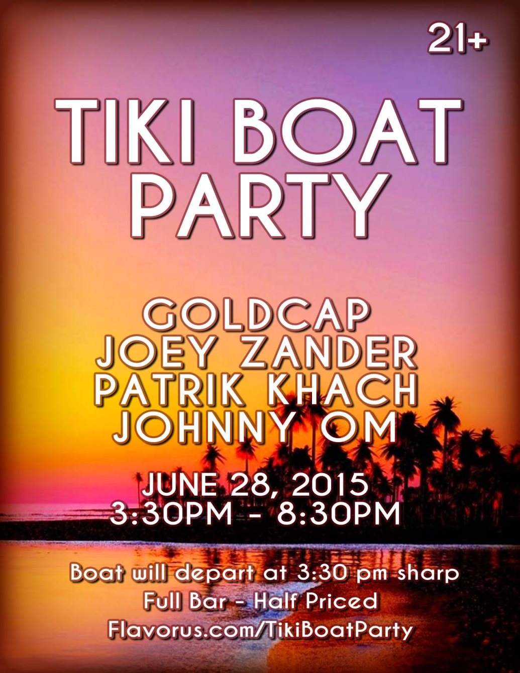 Tiki Boat Party - Página frontal