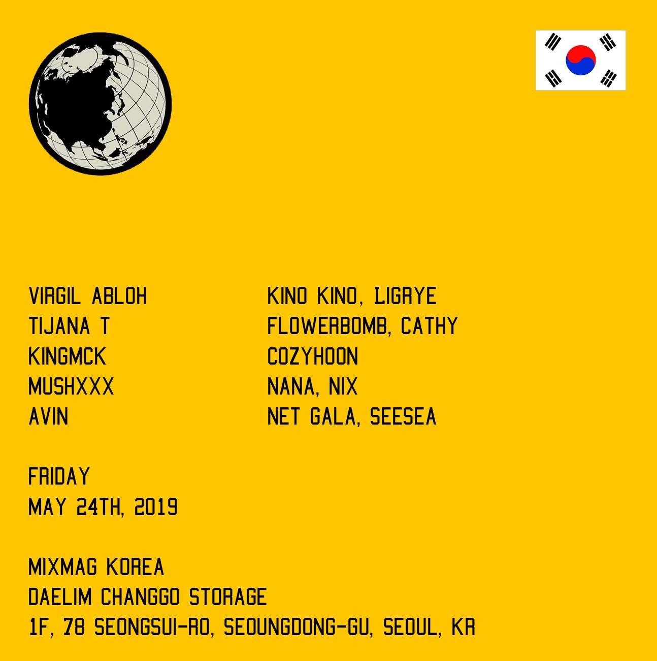 Mixmag Korea 3yrs Special: Virgil Abloh™ Tijana T More at