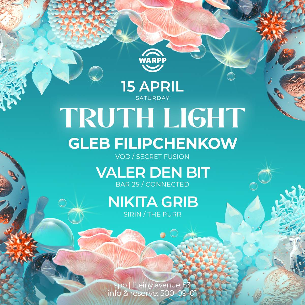 Truth Light at Gleb Filipchenkow (VOD) - フライヤー表