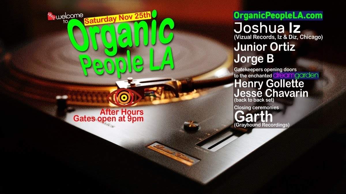 Organic People LA - フライヤー表