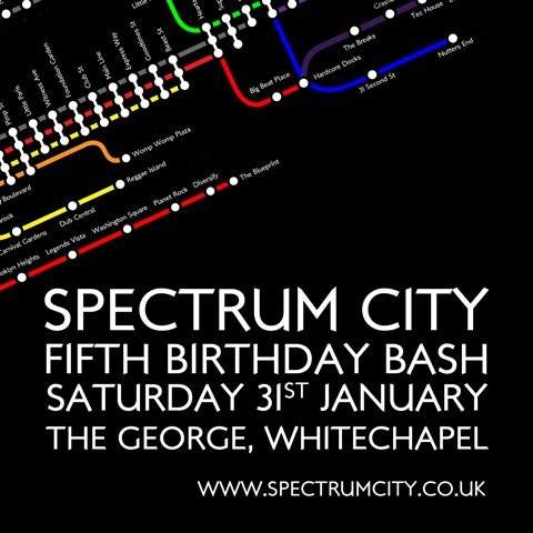 Spectrum City 5th Birthday - Página frontal