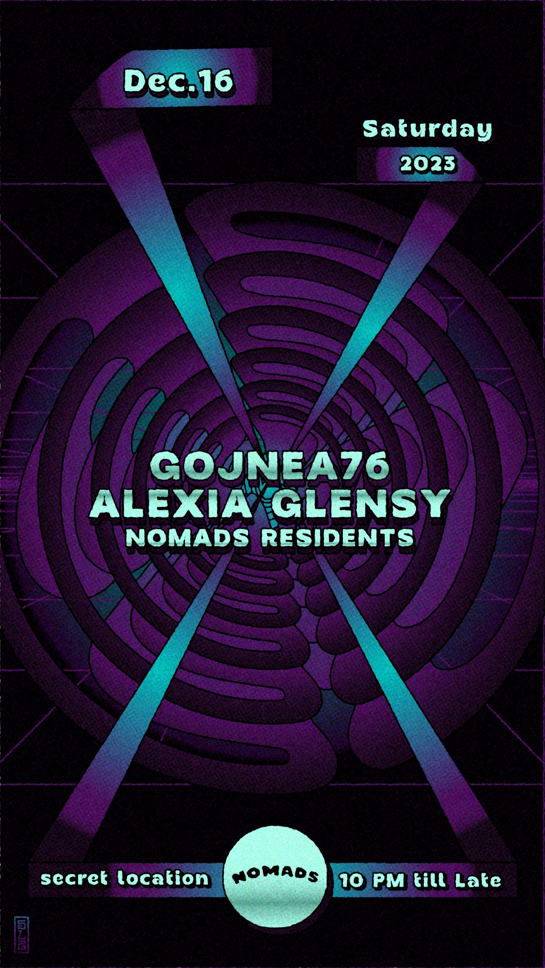 Nomads NY feat. Gojnea76, Alexia Glensy, Kurilo (LiVE) Nomads Residents - Página trasera