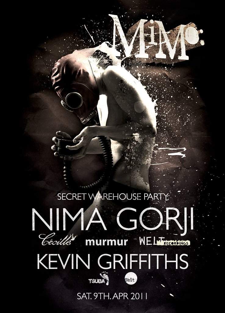 Mimo: Secret Warehouse Party with Nima Gorji and Kevin Griffiths - Página frontal
