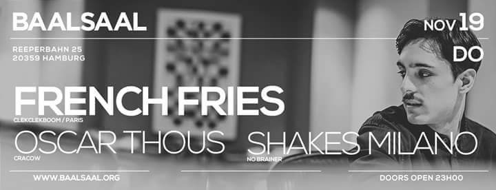 French Fries, Oscar Thous & Shakes Milano - Página frontal