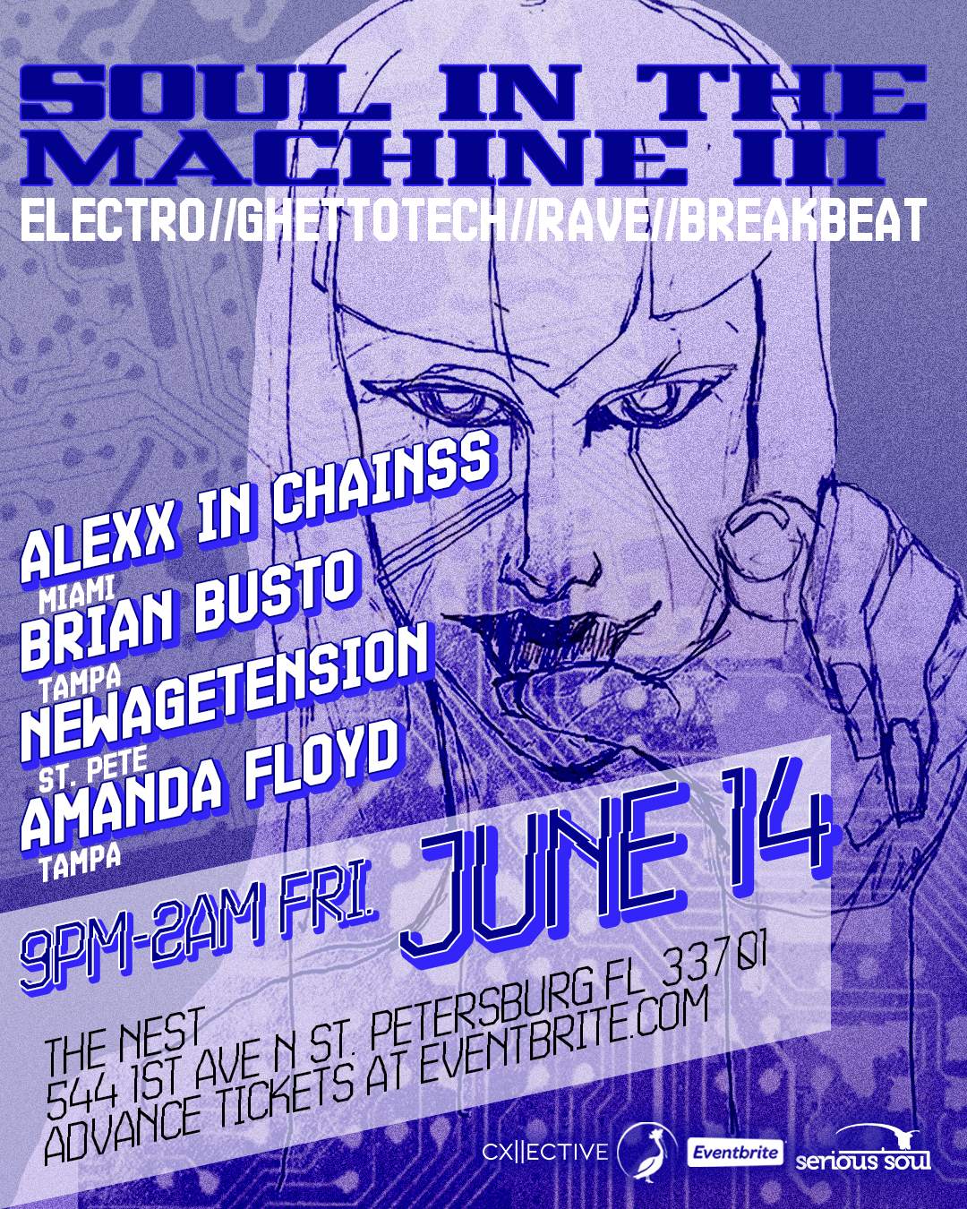 Soul In The Machine 3 at The Nest at The Nest at St. Pete Brewing Co., Tampa Bay Soul In The Machine 3 at The Nest at The Nest at... 