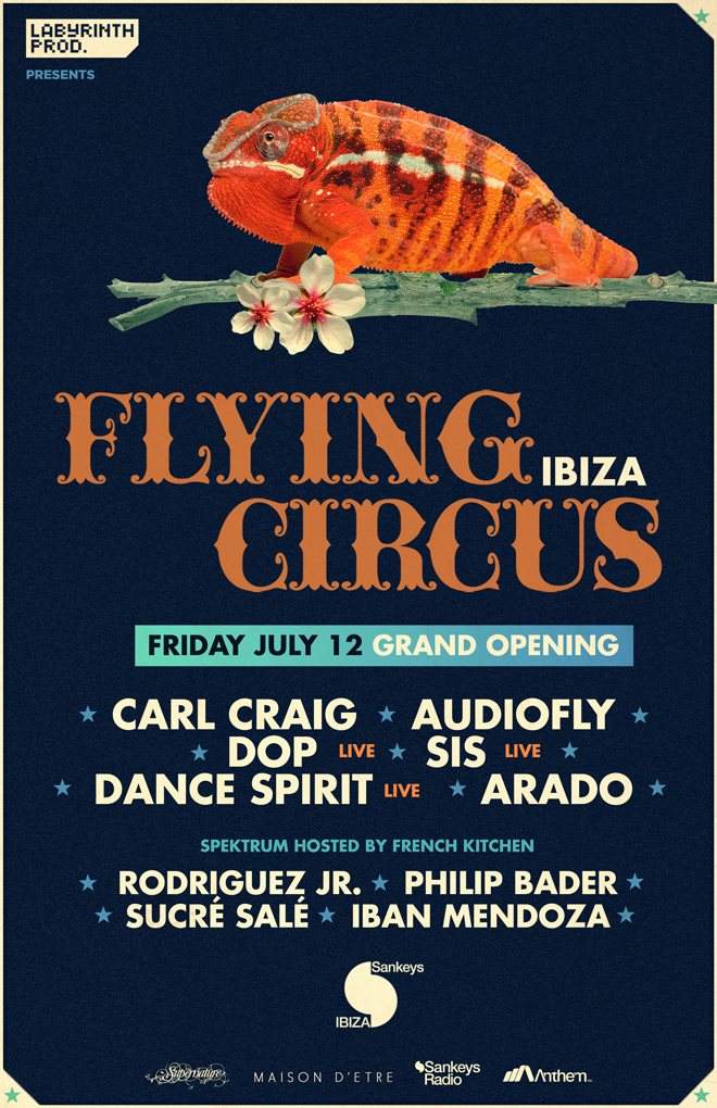 Flying Circus Grand Opening - Página frontal