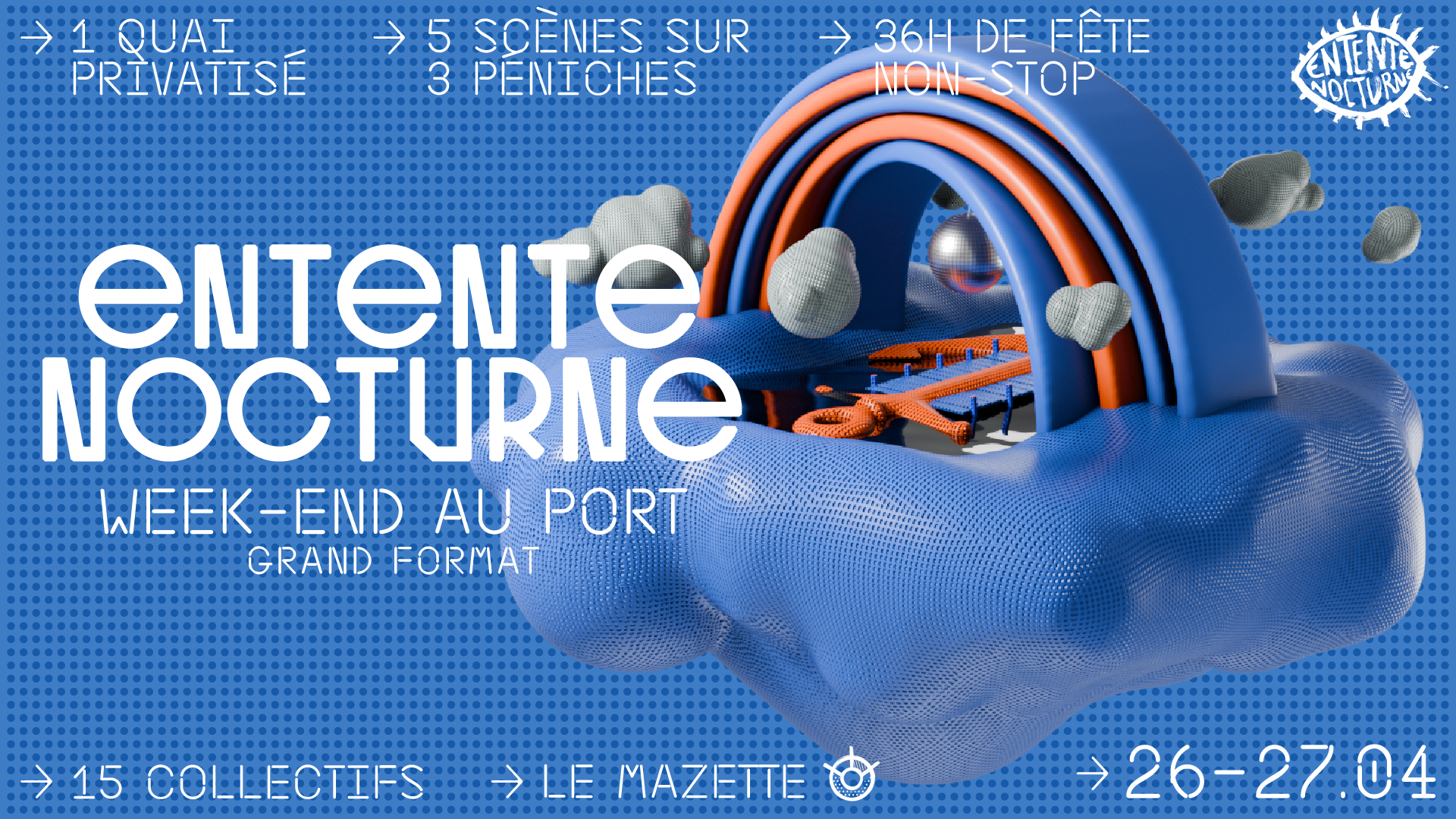 Entente Nocturne: Week-End au Port GRAND FORMAT  - フライヤー表