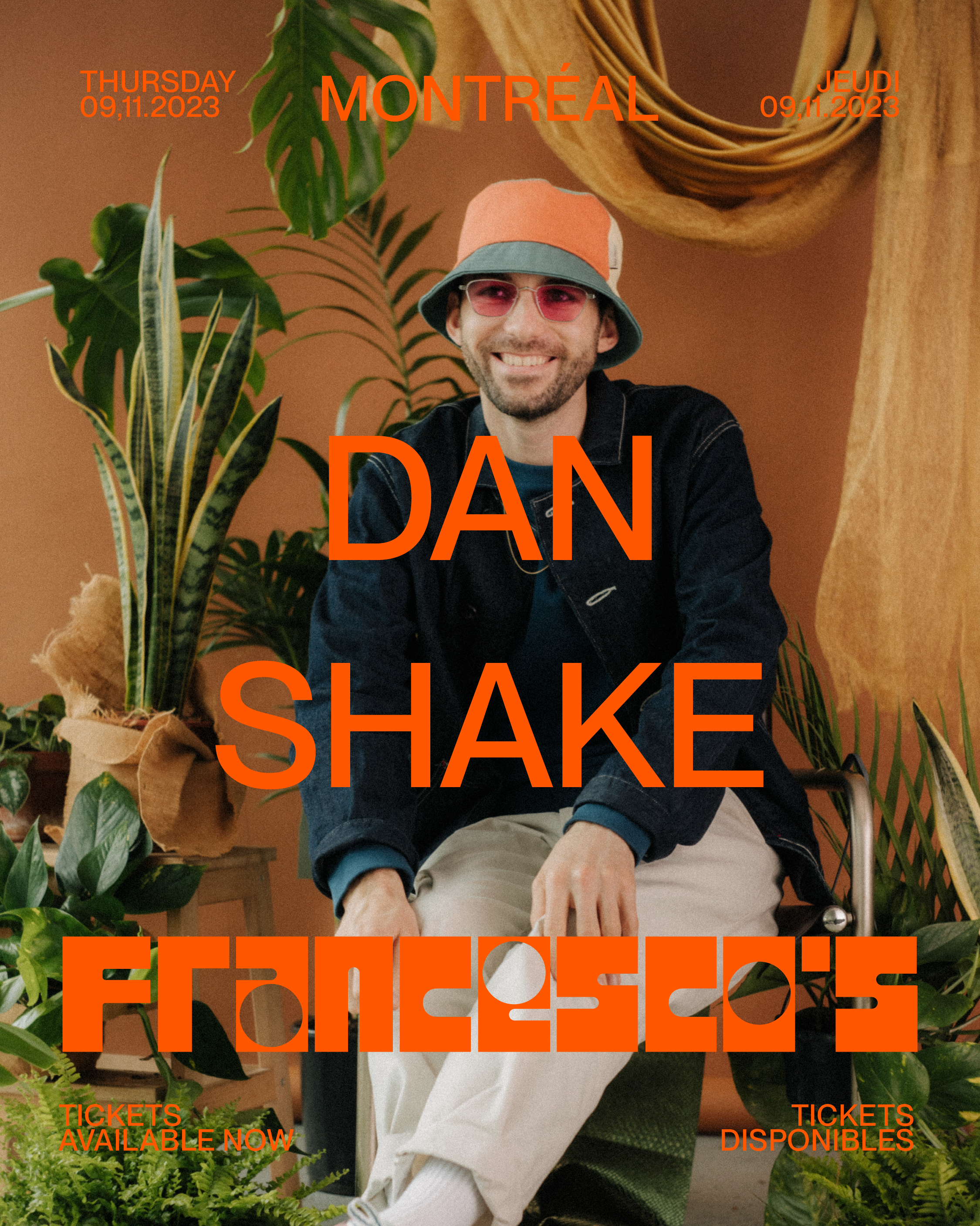 Dan Shake in Montreal at Francesco's Montreal, Montreal