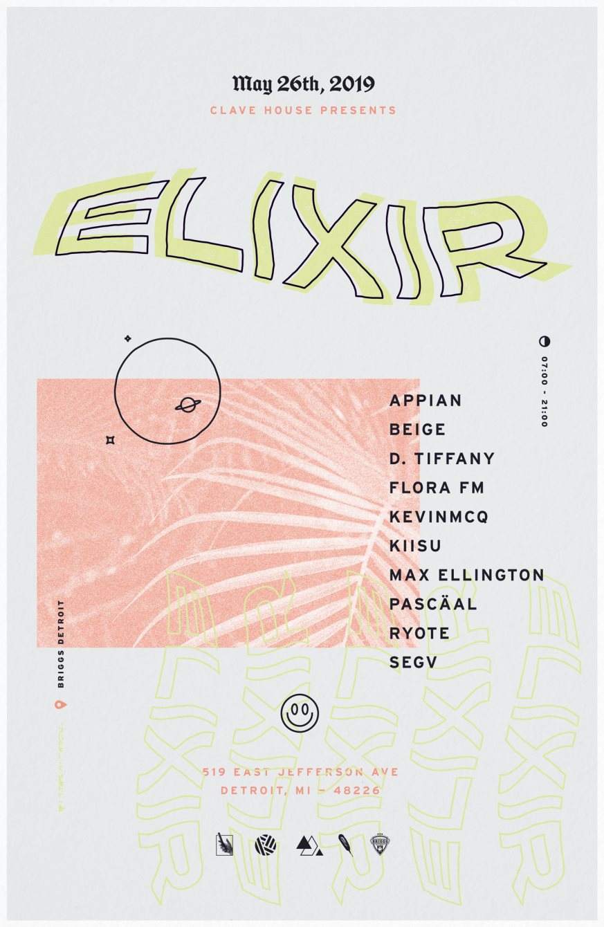 Clave House presents: Elixir 2019 - フライヤー表