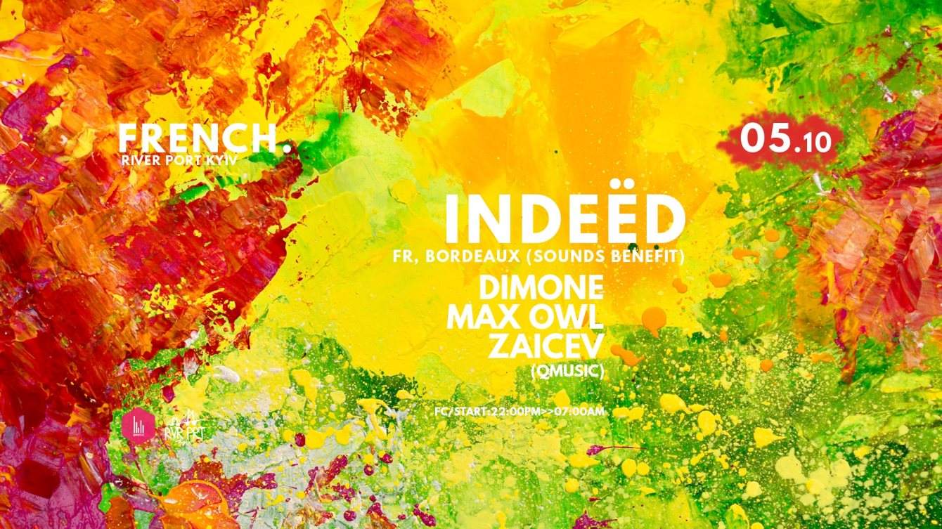 French.: Indeëd (FR, Sounds Benefit) - フライヤー表