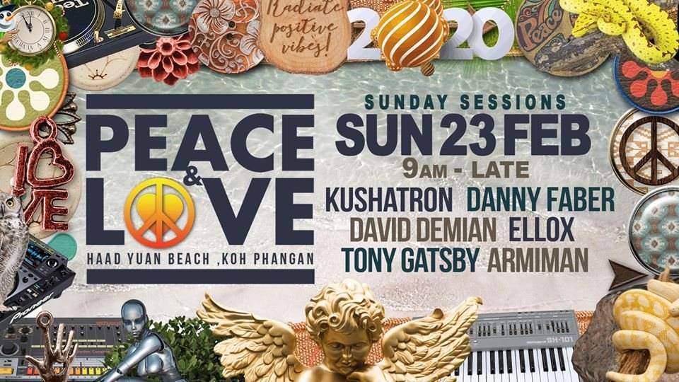 Peace and Love - Sunday Sessions - Página frontal