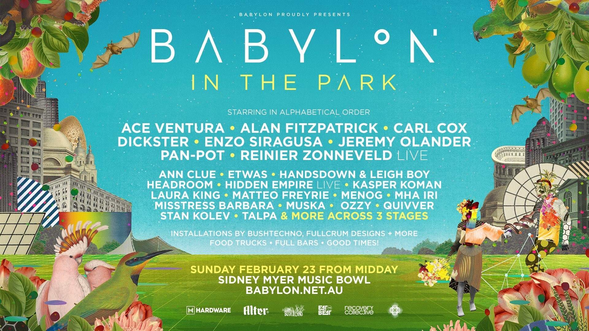 Babylon In The Park 2020 - Página frontal