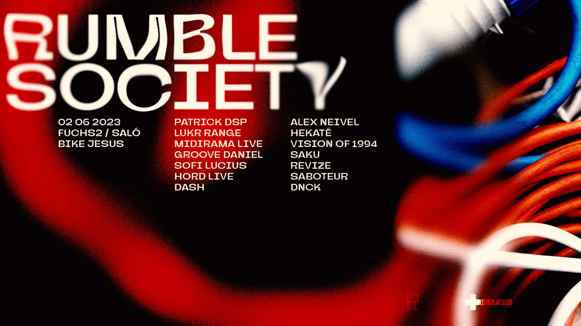 Rumble Society x Fuchs2 - フライヤー表