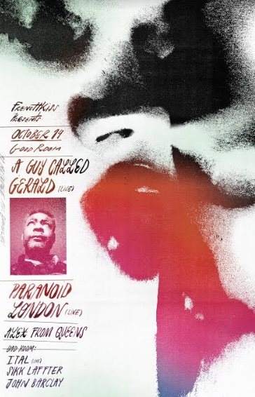 French Kiss presents Paranoid London, A Guy Called Gerald, Ital and More - Página frontal