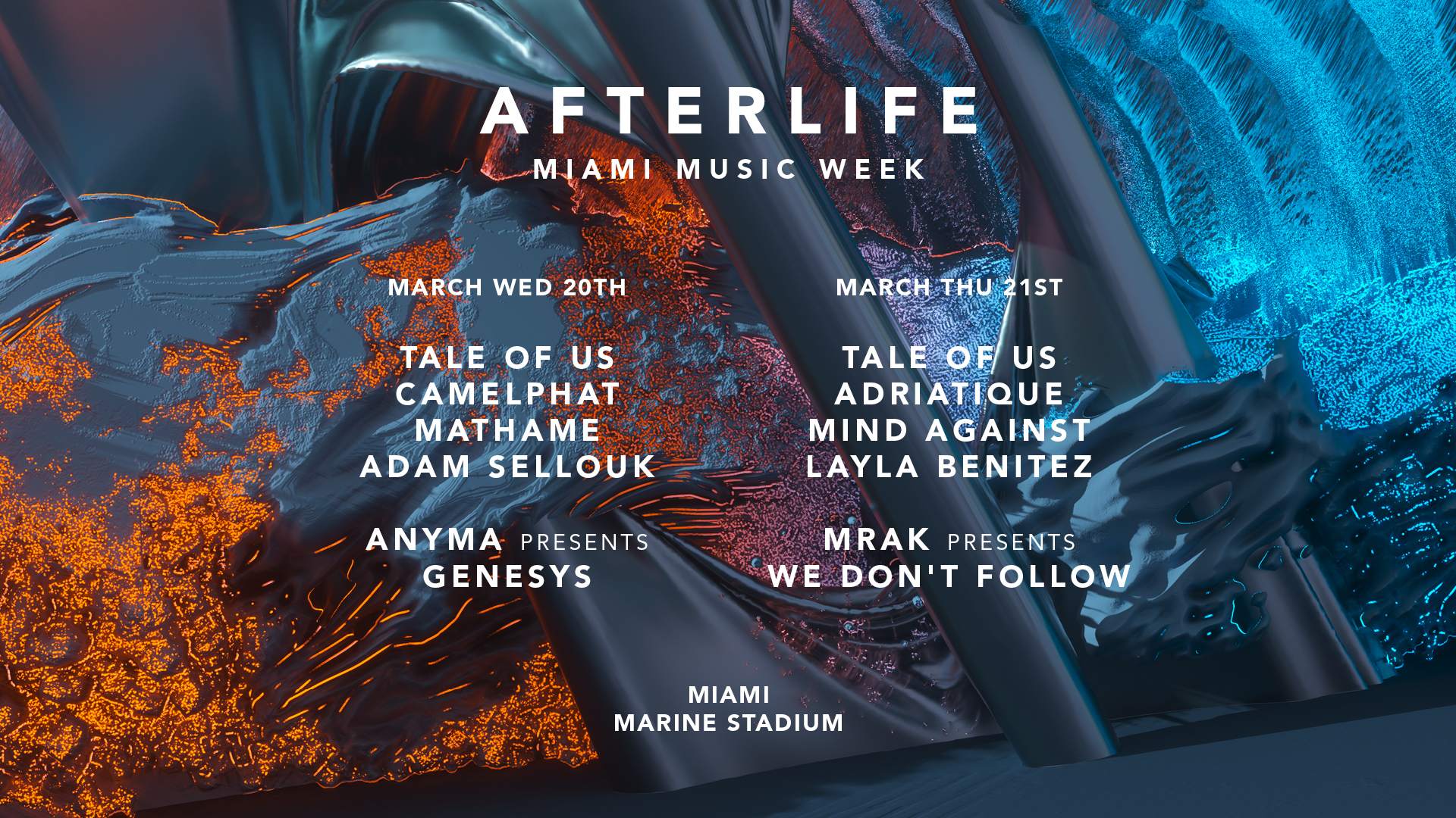 Afterlife Miami Music Week 2024 at TBA Miami Marine Stadium, Miami