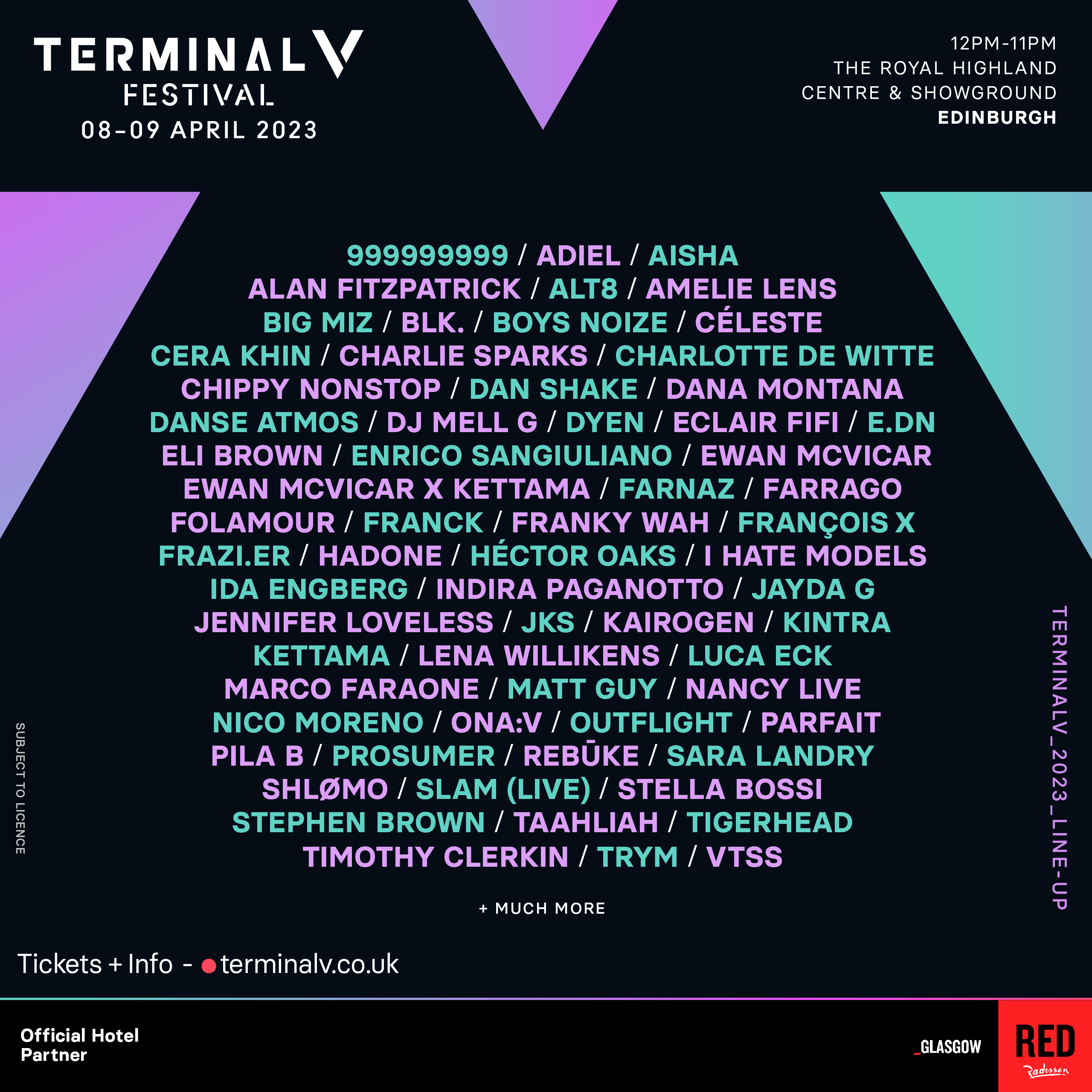 Terminal V Festival 2023 at Royal Highland Centre, Edinburgh