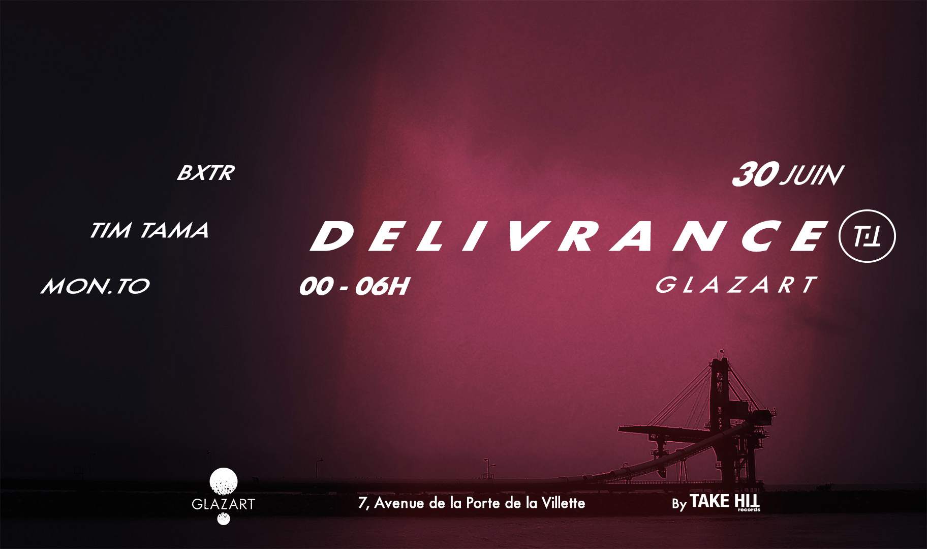 Delivrance: Mon.To, BXTR & Tim Tama - フライヤー表