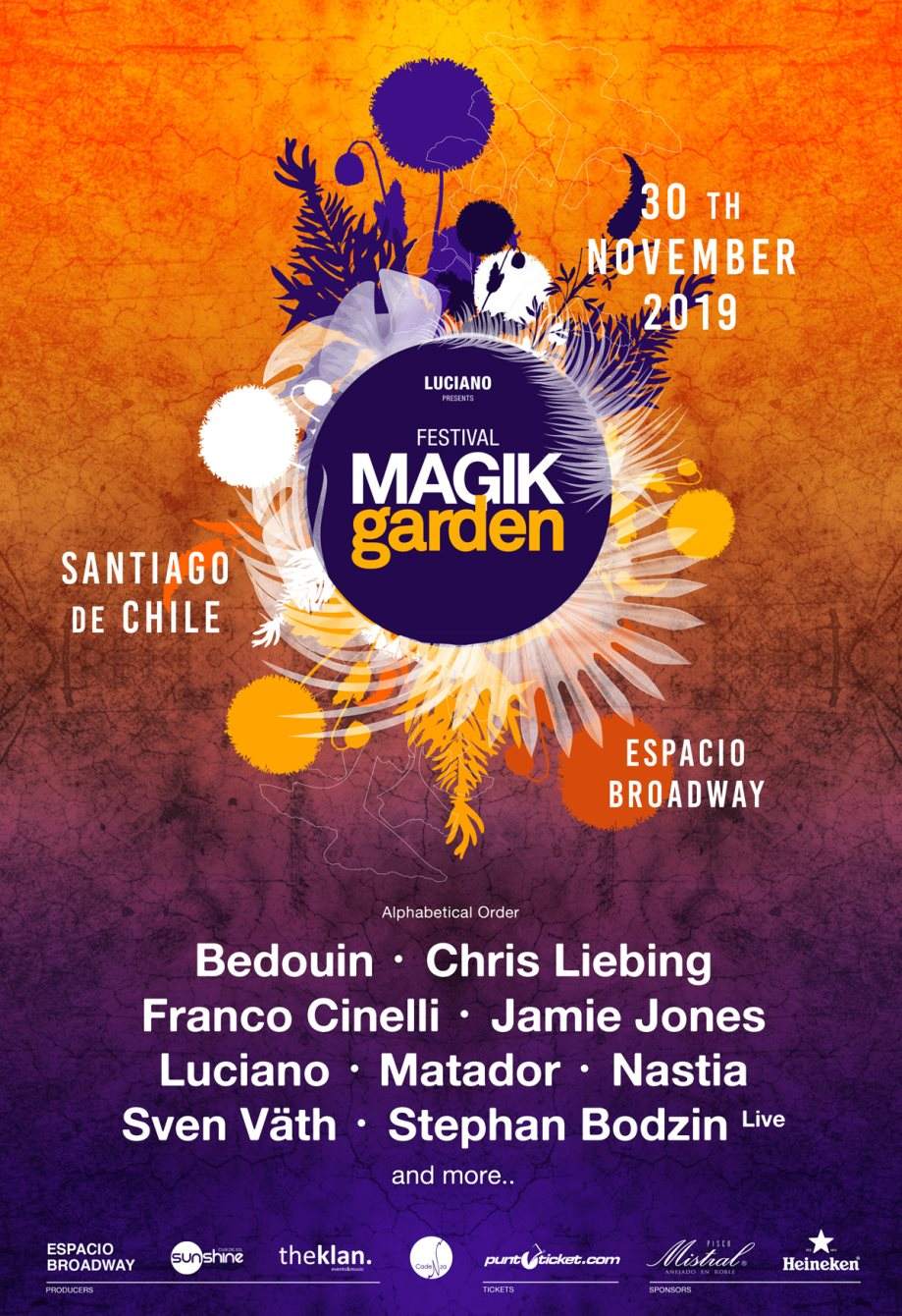 Luciano presents Magik Garden Festival 2019 - Página frontal