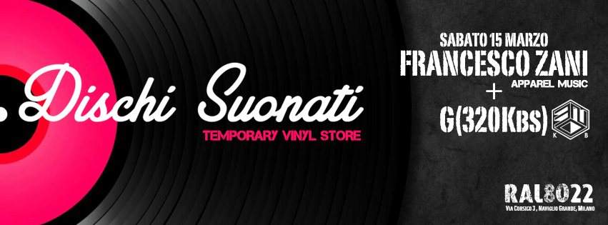 Dischi Suonati presenta Francesco Zani & Music Priority Showcase by Frank Starr - Página frontal