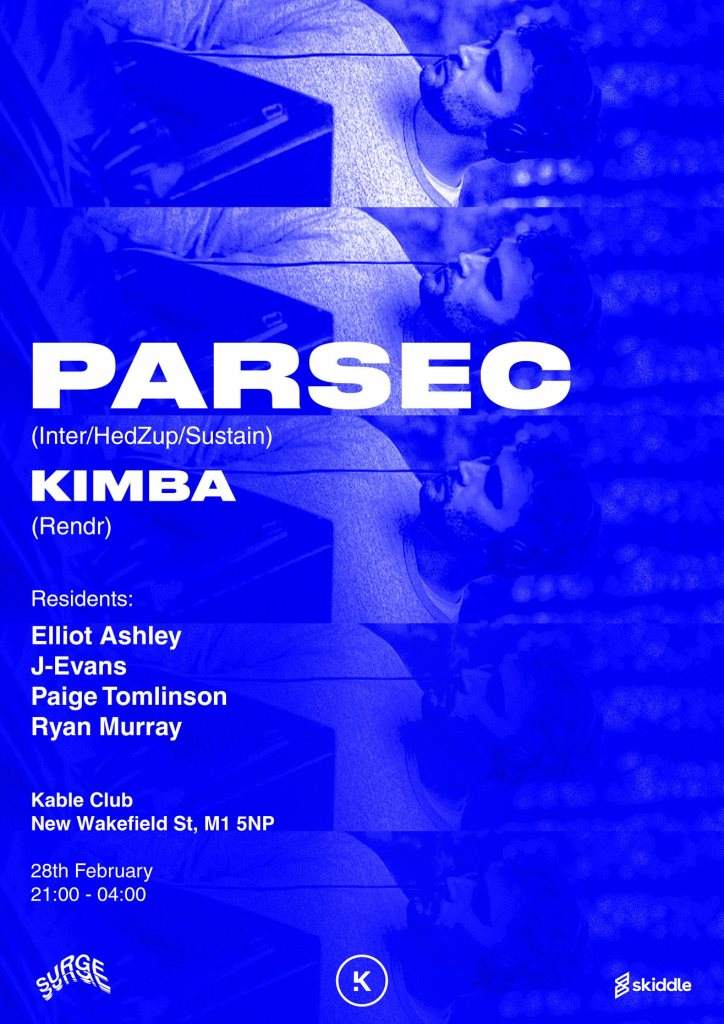 Surge with Parsec, Kimba - Página frontal
