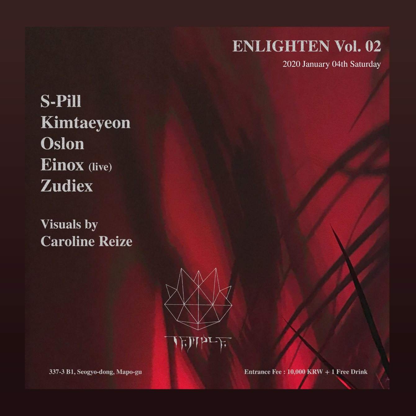 Enlighten Vol. 02 - フライヤー表