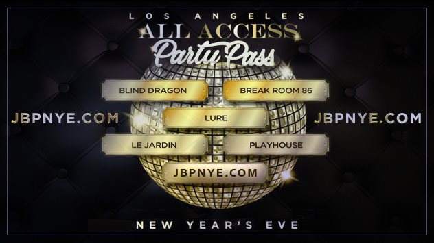 L.A New Year's All-Access Multi-Party Pass - Página frontal