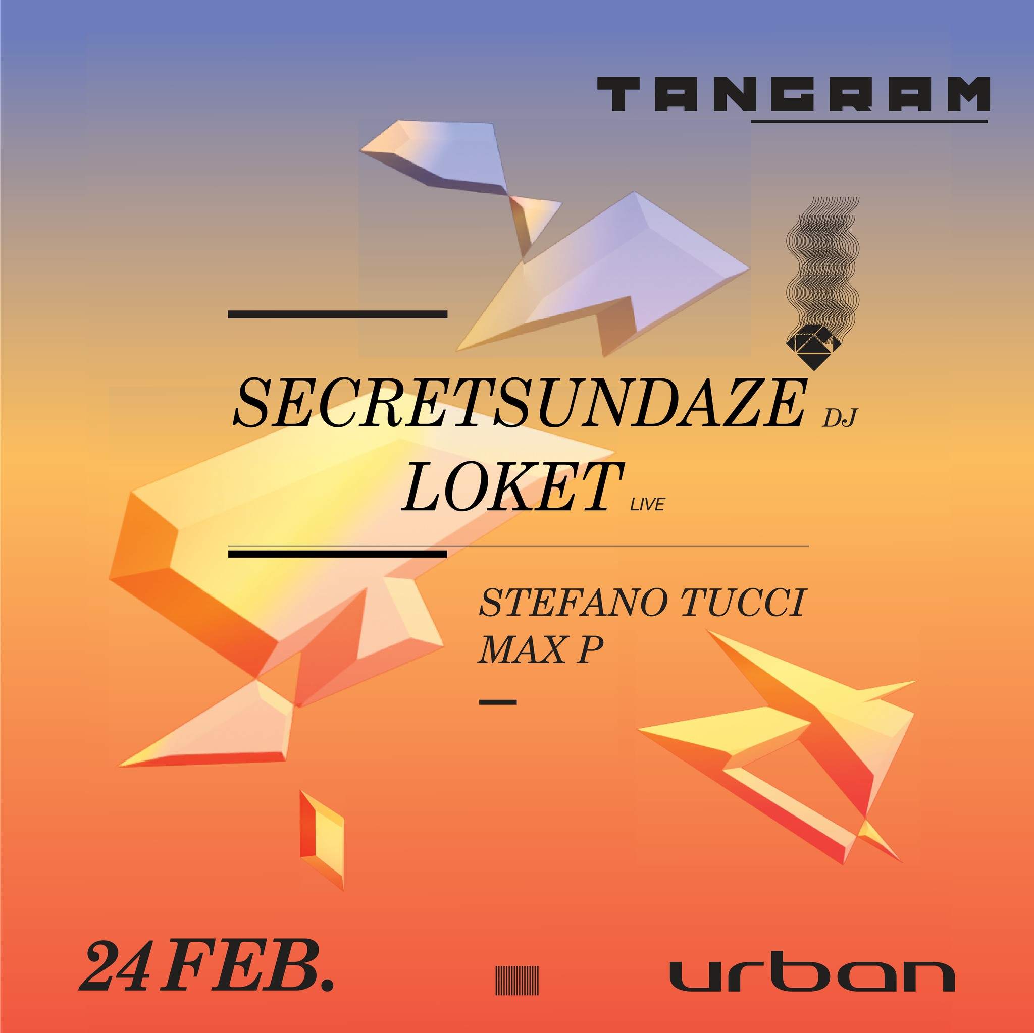 Tangram with Secretsundaze + LOKET - フライヤー表