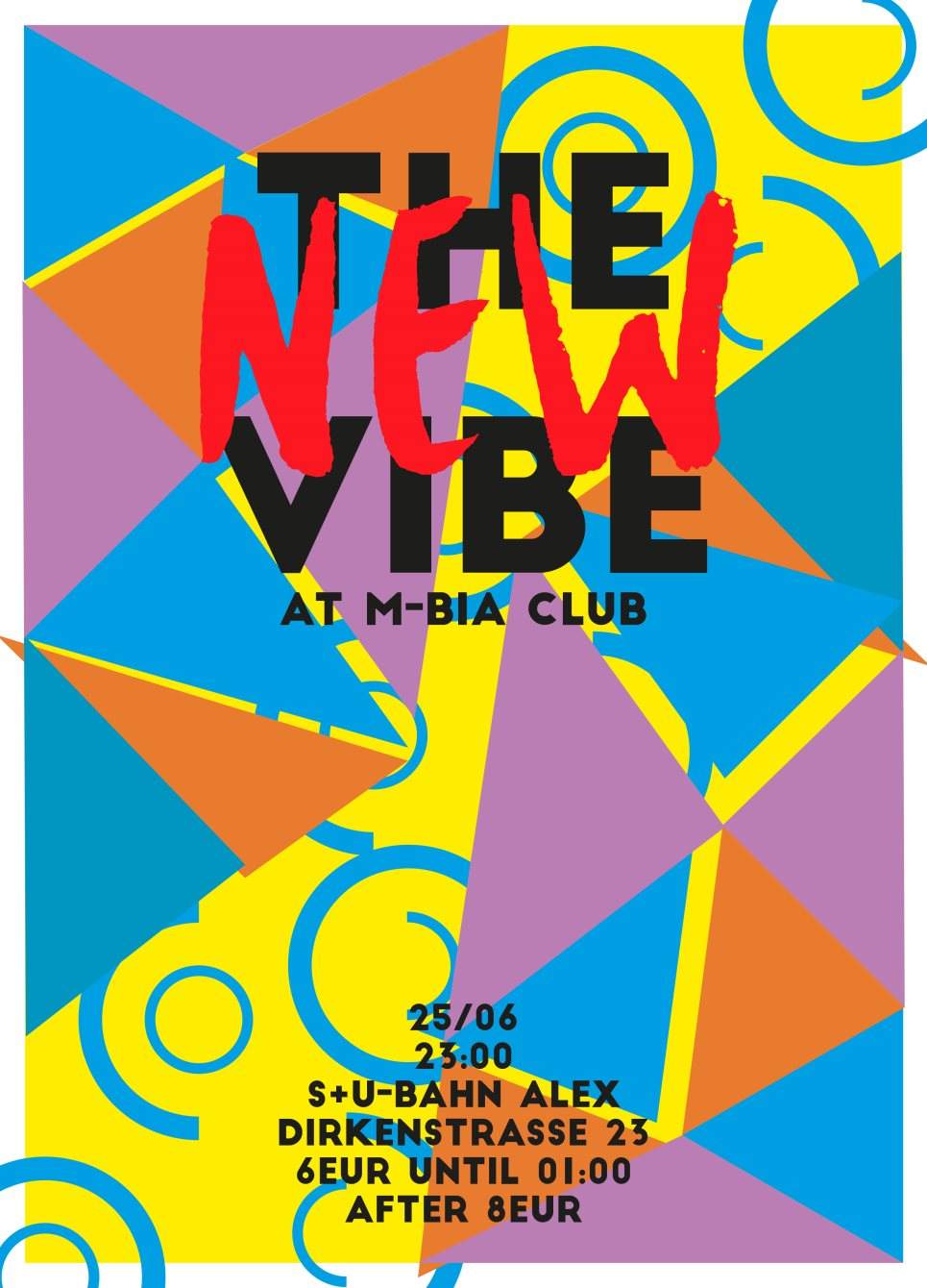 The New Vibe - フライヤー表