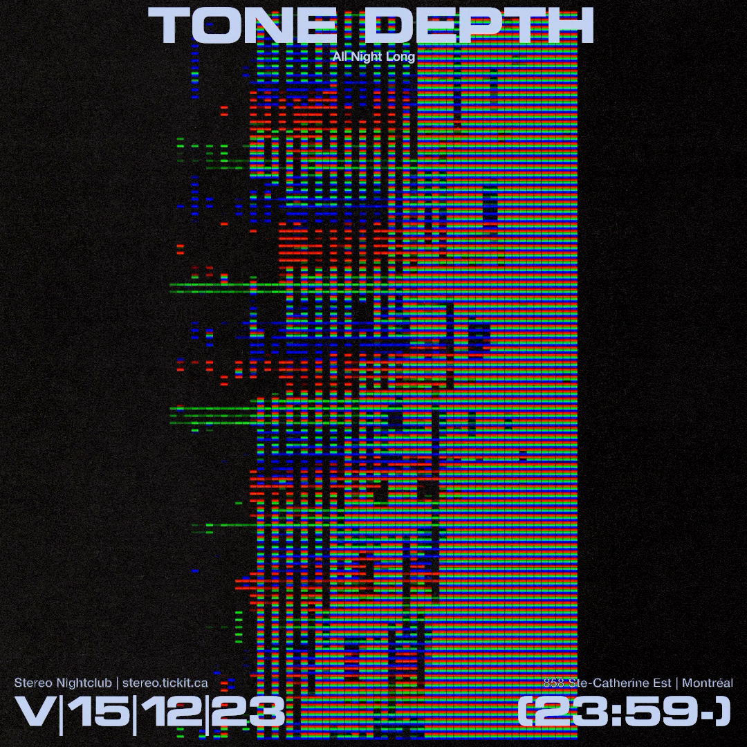 Tone Depth (All Night Long) - フライヤー表