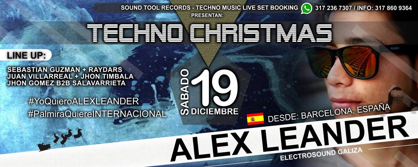 Techno Christmas España: Alex Leander - Página trasera