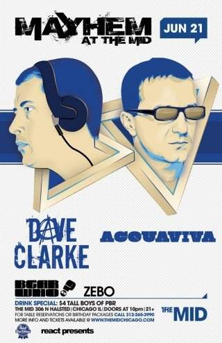 The Mid - Dave Clarke, Bear Who? & John Acquaviva - Página frontal