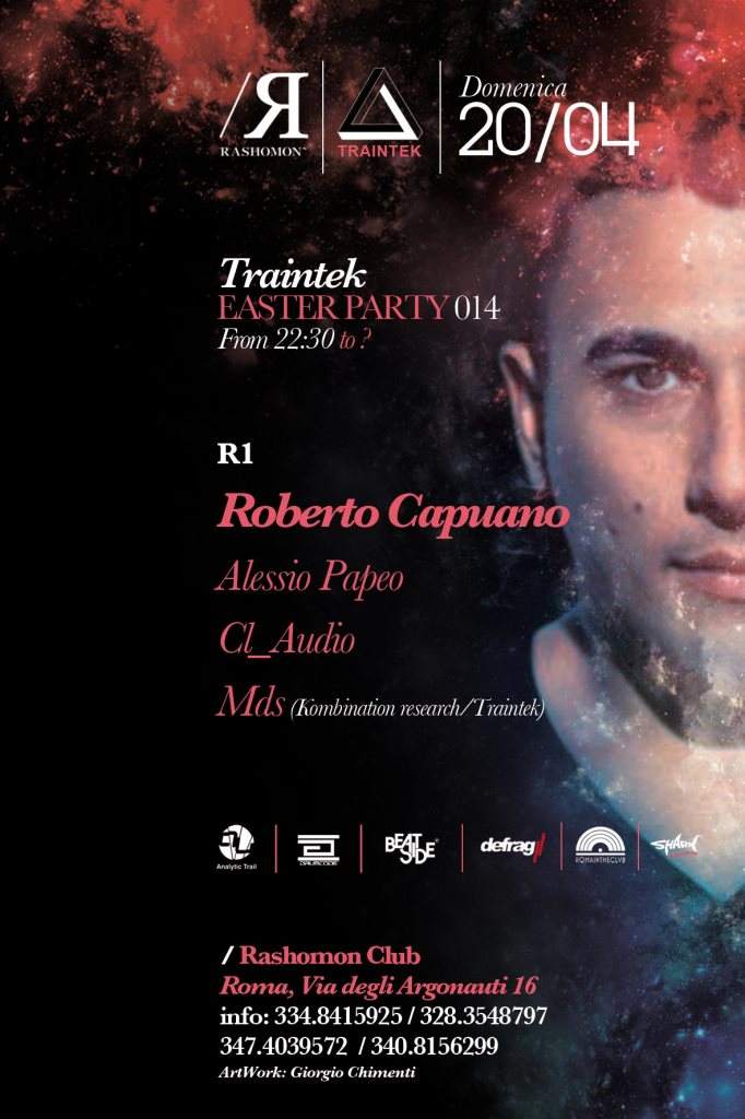 Traintek with Roberto Capuano - Página trasera