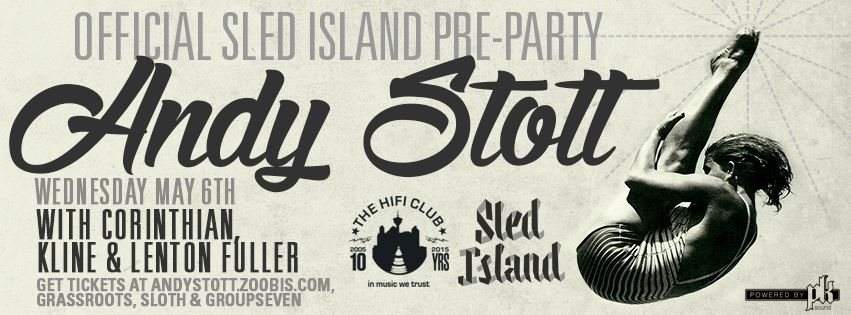Sled Island Pre-Party: Andy Stott - フライヤー表