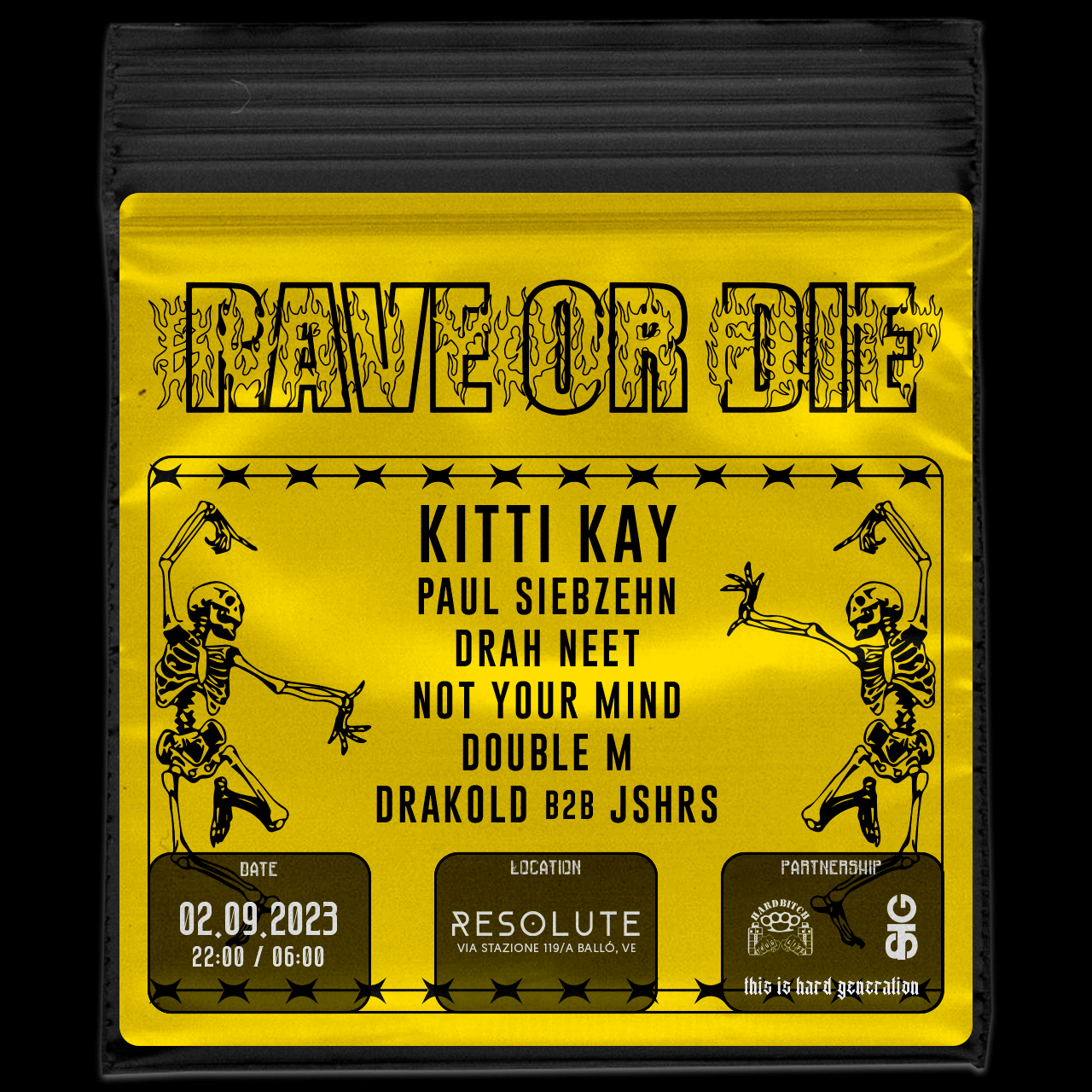 RAVE OR DIE w/Kitti Kay at Resolute, Venice
