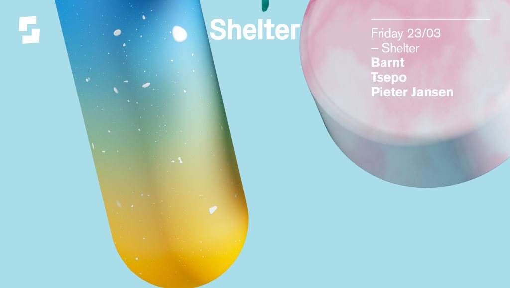 Shelter; Barnt, Tsepo, Pieter Jansen - Página frontal