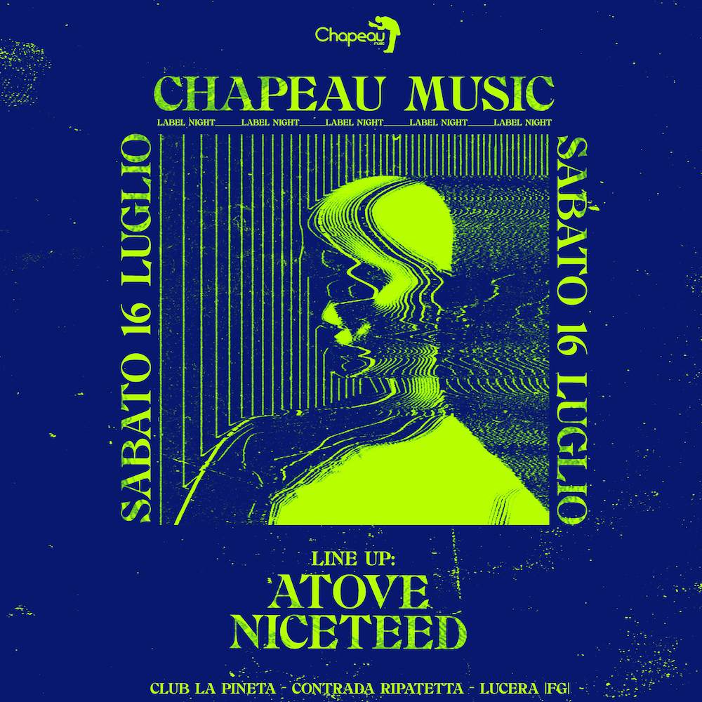 Chapeau Music Label Night - フライヤー表