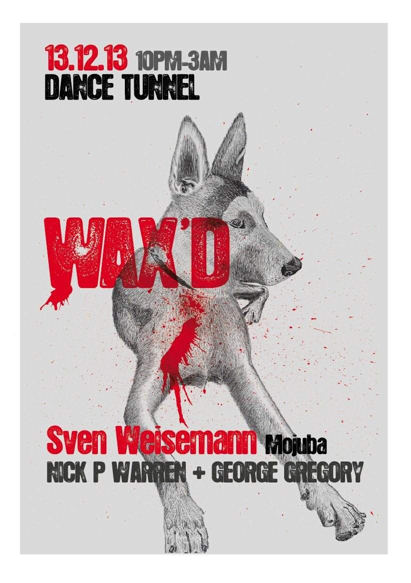Wax'd with Sven Weisemann - フライヤー表