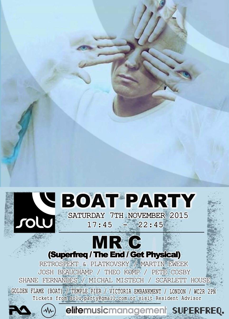 Solu Boat Party with Mr C - フライヤー表