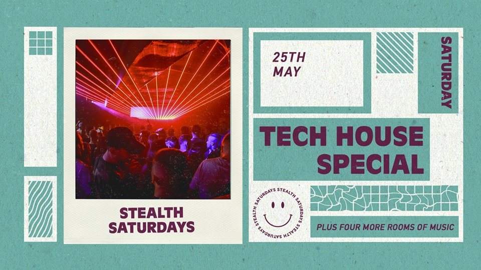 Stealth Saturdays: Tech-House Special - フライヤー表