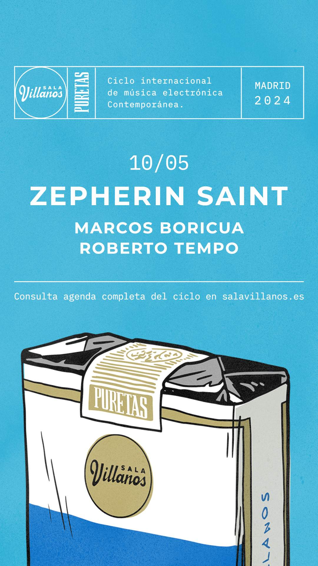 Zepherin Saint, Marcos Boricua & Roberto Tempo - フライヤー裏