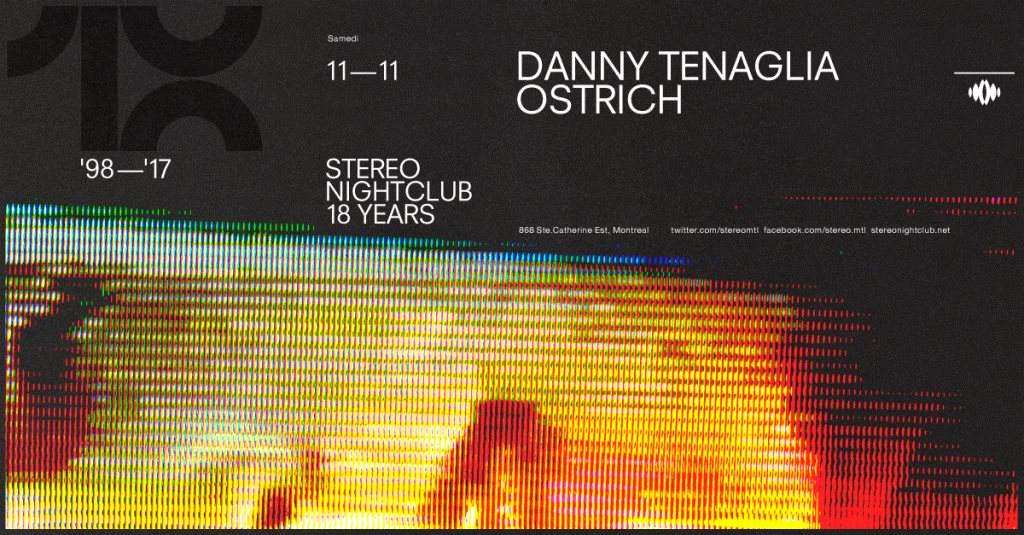 18 Yrs of Stereo: Danny Tenaglia - Ostrich - Página frontal
