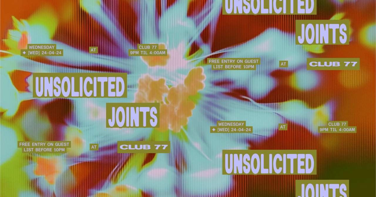 Club 77: Unsolicited Joints - Página frontal