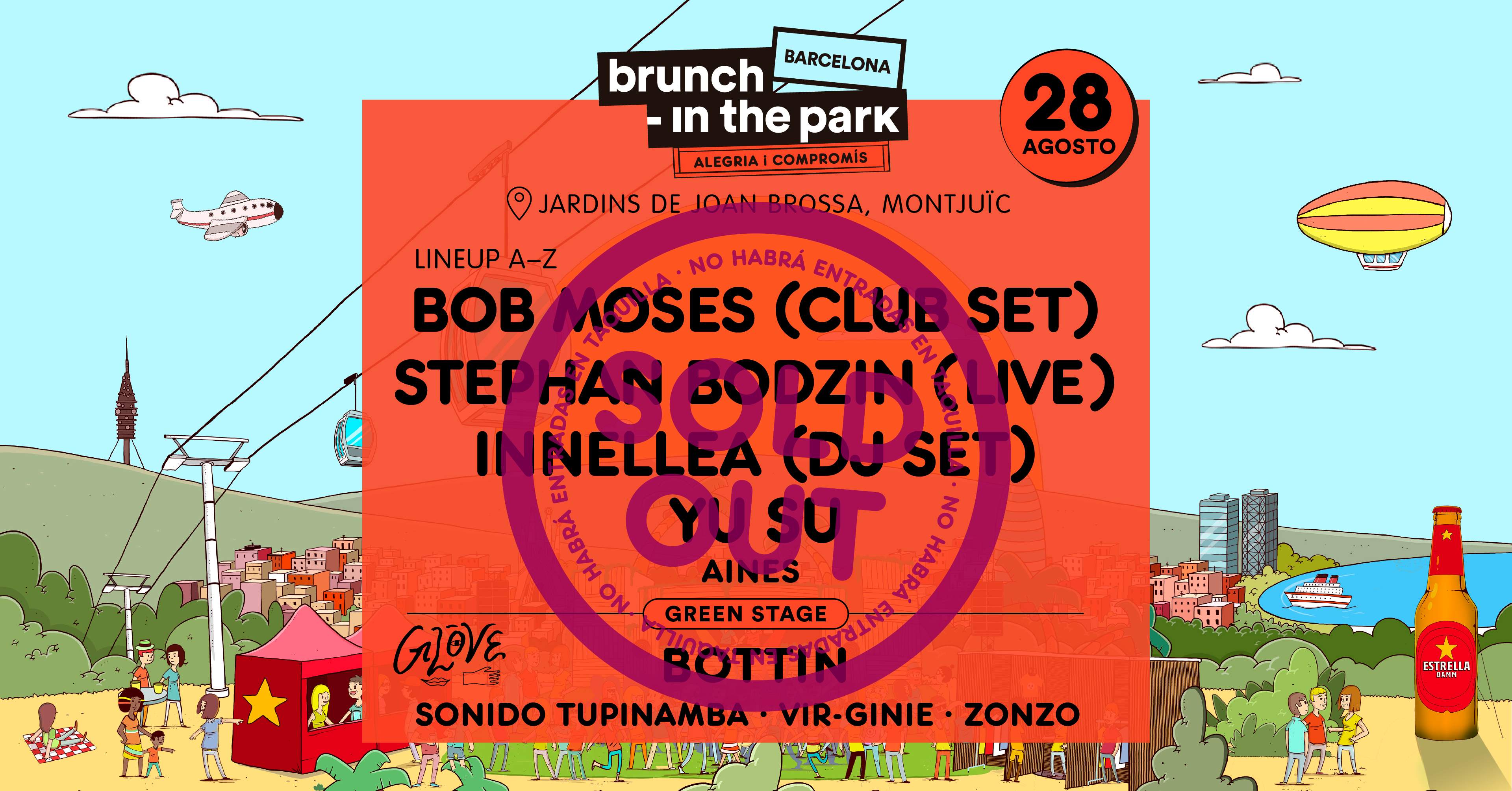*SOLD OUT* Brunch -In the Park #8: Bob Moses (club set), Stephan Bodzin, Innellea (dj) y más - フライヤー裏