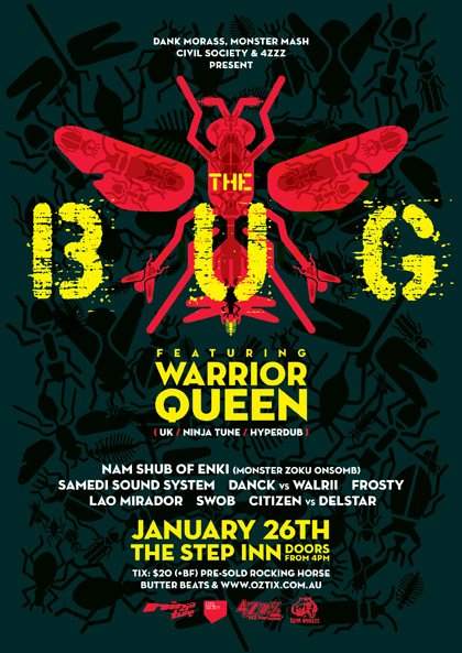 The Bug & Warrior Queen - Página frontal